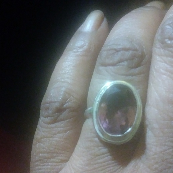 Genuine Amethyst 925 Silver Ring💜 - Picture 7 of 8
